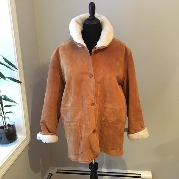 NYJ NEW YORK Jeans Jackets & Blazers - NWT Cozy suede coat. Reversible